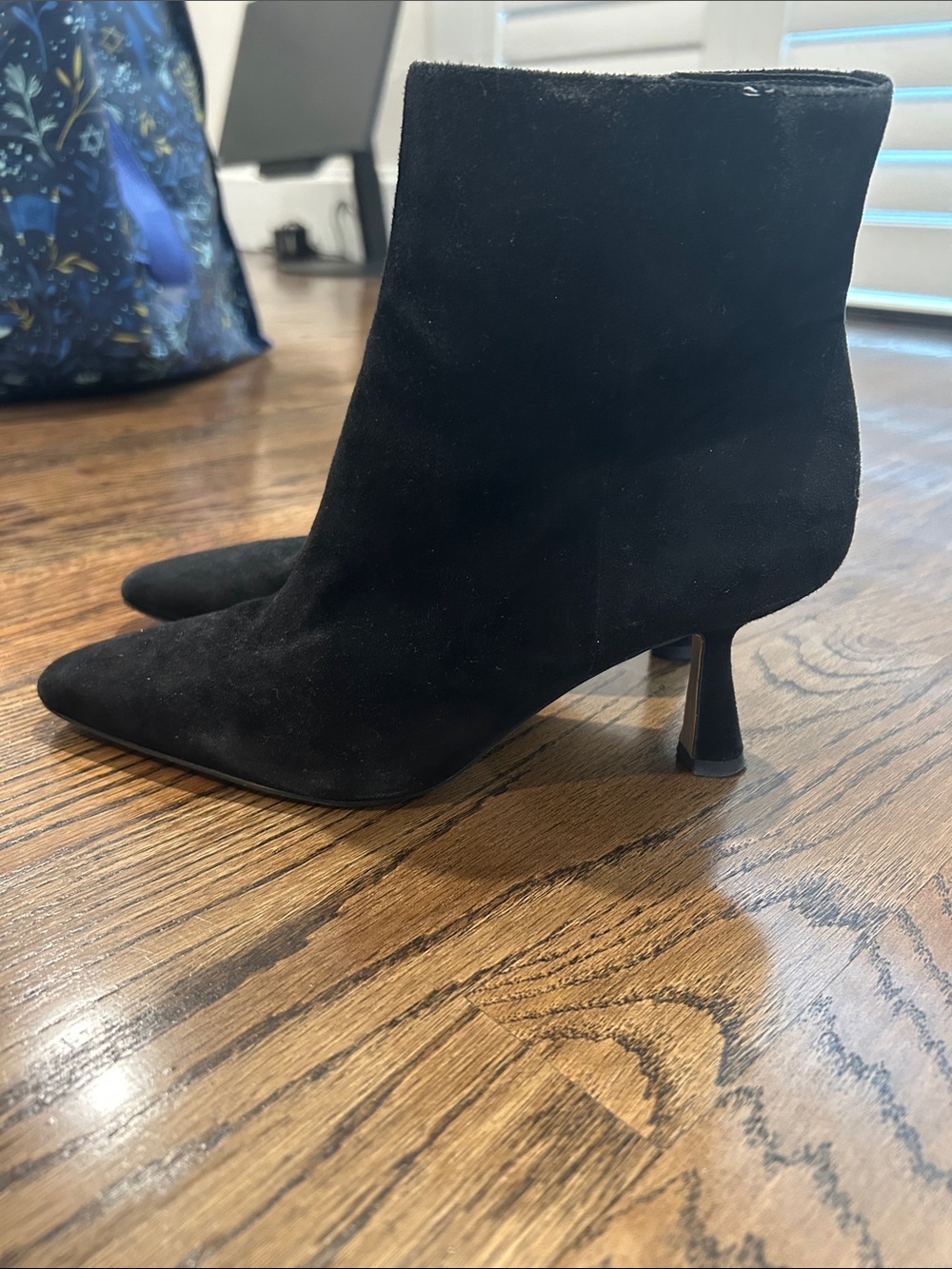 Sam Edelman Black Suede Booties